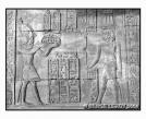 Offrande de pharaon � Horus