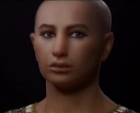 Visage de Toutankhamon