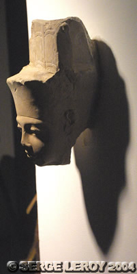 Statue de Toutankhamon sous la forme du dieu Amon