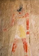 Anubis dans le temple d'Hatchepsout