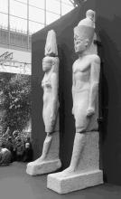 Statue colossale d�un roi