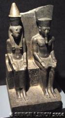 Dieu Amon et sa femme, la d�esse Mout