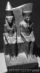 Dieu Amon et sa femme, la d�esse Mout