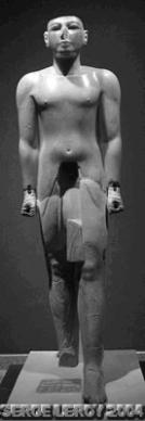 Personnage en alb�tre de Sethi Ier