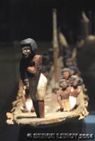 Barques c�r�moniales avec leurs rameurs