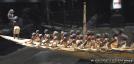 Barques c�r�moniales avec leurs rameurs
