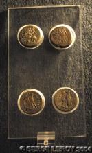 Quatre pi�ces gr�co-romaines en or