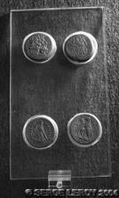 Quatre pi�ces gr�co-romaines en or