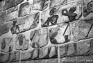 Reconstitution du mur des talatates de Karnak