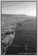 Vue du Ramesseum depuis une Montgolfi�re