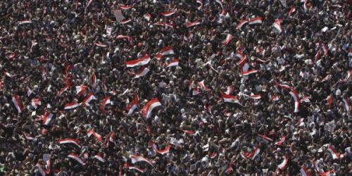 Près de deux millions d'égyptiens place Tahrir le 18 février 2011