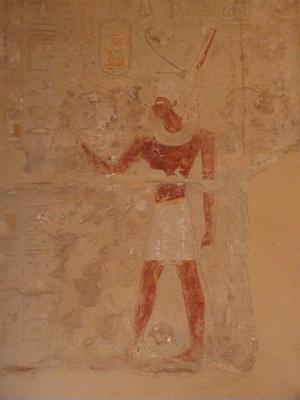 Représentation de Thoutmosis Ier à Deir el-Bahari