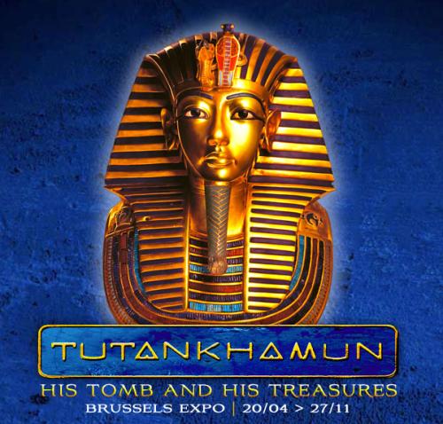 Affiche de l'exposition Toutankhamon, son tombeau et ses trésors
