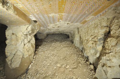Intérieur de la tombe d'Amenhotep