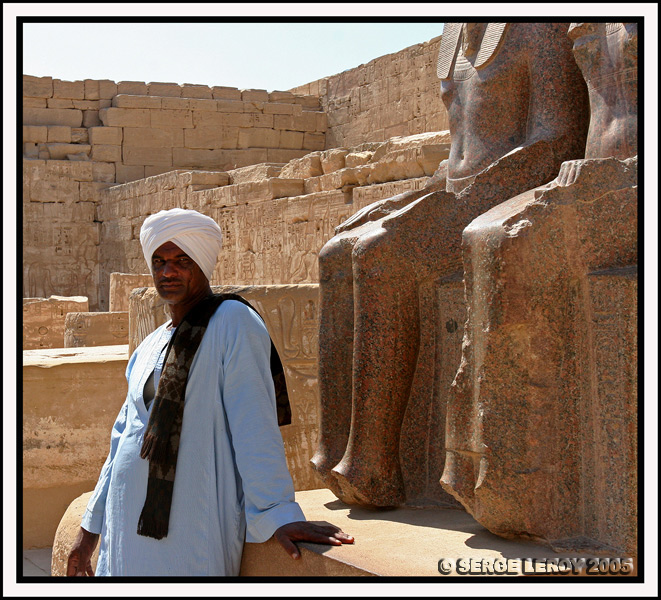  Gardien du temple de Médinet Habou