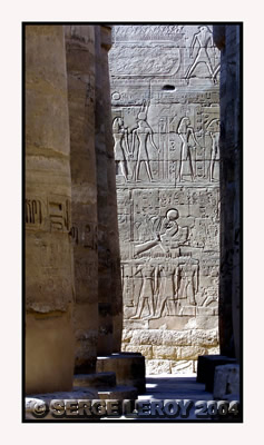Lumières dans Karnak