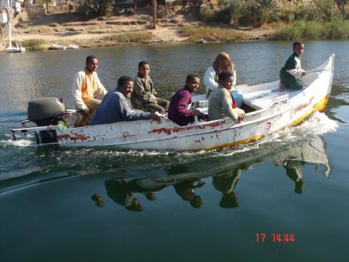 Une barque glissant tout le long du Nil, tel un mirage!
