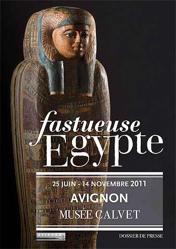 L'exposition Fastueuse Egypte, Détail Sarcophage de Shap-en-nyny