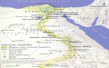 Carte du Moyen Empire