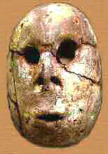 Tête d'idole anthropomorphe Tête d'idole anthropomorphe