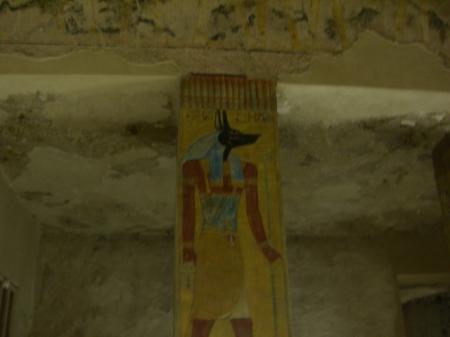 Anubis dans la tombe de Taousert