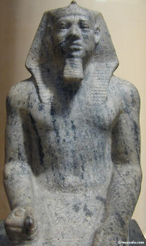 Statue du pharaon Mykérinos, Musée du Caire, Egypte